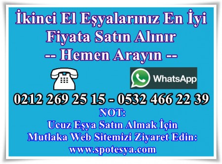 Kullanılmış tüplü televizyon alan yerler